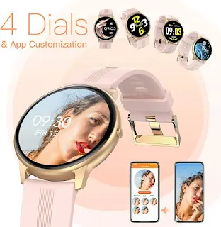 AGPTEK Smart Watch for Women : Designed for both Android and iOS Phones