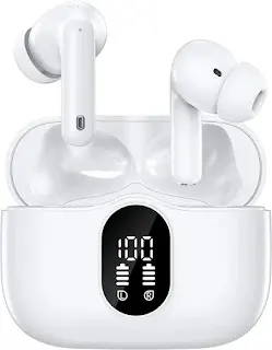 HISOOS Wireless Earbuds with Charging Case IPX7 HISOOS A90 Pro Wireless Earbuds
