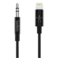 Belkin: Enhancing Connectivity for Your Everyday Needs Belkin AV10172bt03-BLK 3.5mm Audio Cable With Lightning Connector