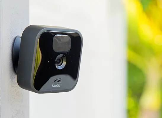 Wireless Weather-resistant HD Security Camera Compatibility with Alexa