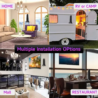 PEAWI 2023 TV Antenna:  A Smart Digital HD Indoor Amplifier 480+ Miles Range