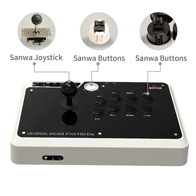 MAYFLASH Arcade Stick F500 Elite with Sana Buttons