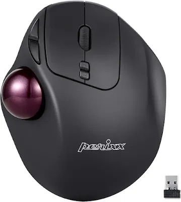 Perixx 11568 Perimice-717 Wireless Trackball Mouse