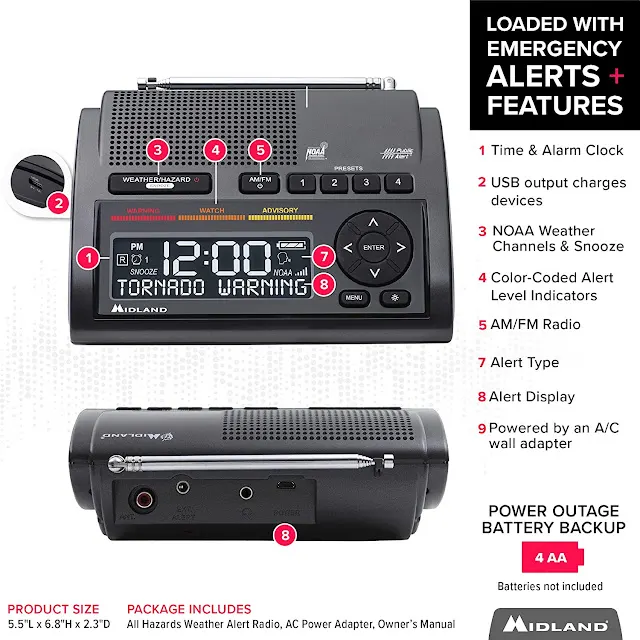 Top 5 NOAA Emergency Weather Alert Radios in 2023