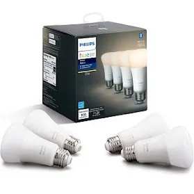 Energy Savings Philips Hue 476977 A19 Smart Light Bulb