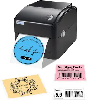 Vretti Label Printer, Thermal Label Printer 4x6