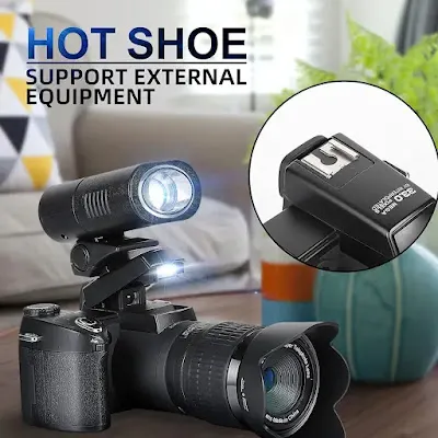 Monitech DSLR Cameras 33MP Digital Camera FHD 1080P Video Camera Auto-Focus Digital Cameras for Photography