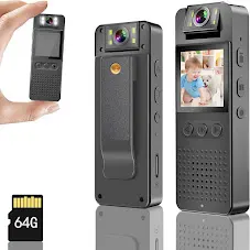 Mini Body Camera | Wearable Cam for Home|Law Enforcement|Security HONGHOO Body Camera