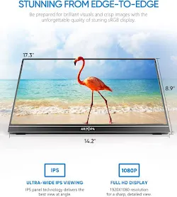 ARZOPA Portable Monitor 17.3 Inch Review