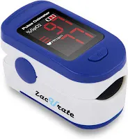 Zaurate Pro Series 500DL Fingertip Pulse Oximeter Blood Oxygen Saturation Monitor