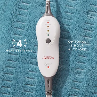 Sunbeam Heating Pad for Back Neck and Shoulder Pain Relief