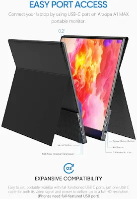Arzopa Portable Monitor: The Perfect On-The-Go Display Solution