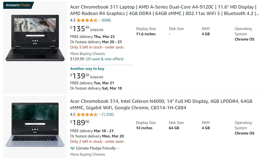 Acer Chromebook Spin 311: A Versatile and Compact Laptop