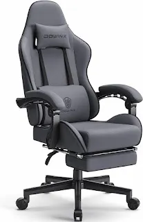 Best Gaming Chair for Back Pain | BestOffice High-Back Gaming Chair Dowinx Gaming Chair in Grey