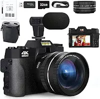 Monitech 48m Cameras for Photography for Video and 4K Vlogging Camera
