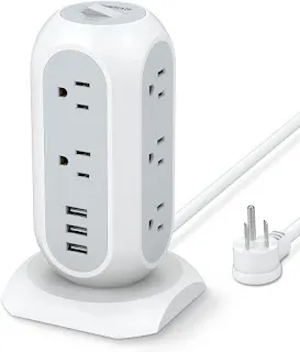 TESSAN Tower Power Strip