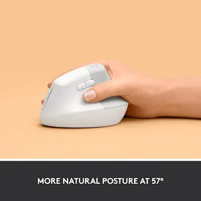 Settle into your workflow with ease, thanks to Lift's cordless design and whisper-quiet clicks.