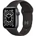 Apple Watch Series 6 (GPS + Cellular, 44mm) - Space Gray Aluminum Case with Black Sport Band (Renewed)