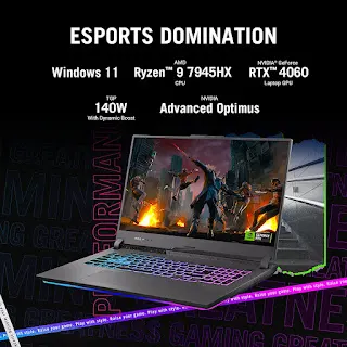 ASUS ROG Strix G18 Gaming Laptop 2023 | NVIDIA GeForce RTX 4070