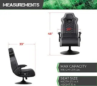 X Rocker Prism PC Chair 2.0 BT