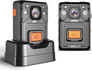 Top 20 Body Cameras for Law Enforcement and Civilian Use KAMMPLUS KP22-128GB Memory 2K Body Camera