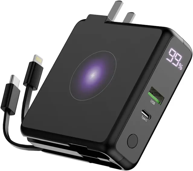 8 Best Power Banks for Travel Sanag Portable Charger with AC Wall Plug