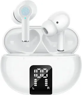 HISOOS Wireless Earbuds with Charging Case IPX7 Carego Y42 Pro Wireless Earbuds