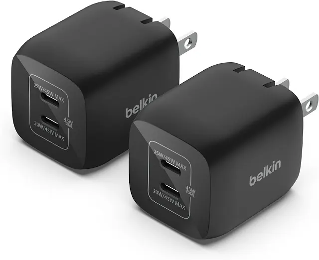 Belkin 45W Dual USB-C Wall Charger