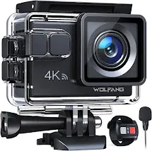 WOLFANG Action Cameras - A Comprehensive Review WOLFANG GA100 Action Camera