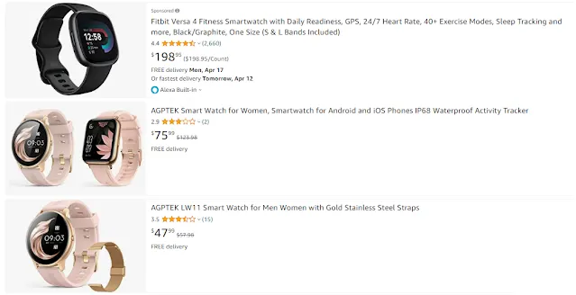 AGPTEK Smart Watch for Women: Designed for both Android and iOS Phones