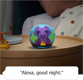 All-New Echo Dot -5th Gen 2022 release Kids All-New Echo Dot (5th Gen, 2022 release) Kids | Designed for kids, with parental controls | Owl