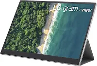 LG Gram View 16 Inch Portable WQXGA Monitor
