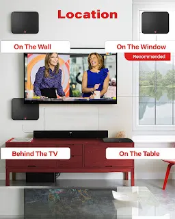 Gesobyte Amplified HD Digital TV Antenna of 250 Miles Range Gesobyte Amplified HD Digital TV Antenna of 250 Miles Range